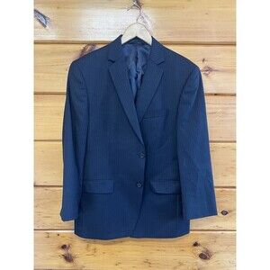 Joseph Abboud Men's 40S Black Pinstripe Sport Coat Jacket Blazer